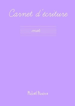 Carnet d'écriture