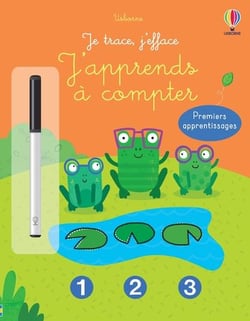 J'apprends à compter - Je trace, j'efface Premiers apprentissages