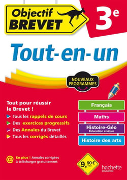 Objectif brevet - tout-en-un - 3ème