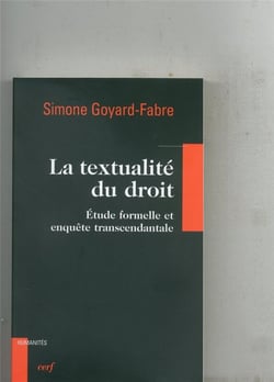 La Textualité du droit
