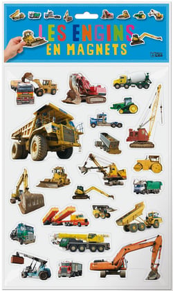 Mes magnets en photos - les engins