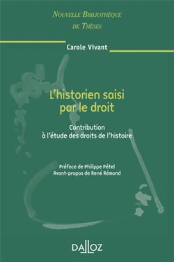 L'historien saisi par le droit - contribution à l'étude des droits de l'homme