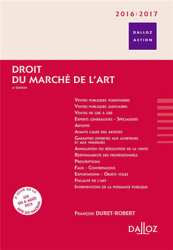 Droit du marché de l'art (édition 2016/2017)