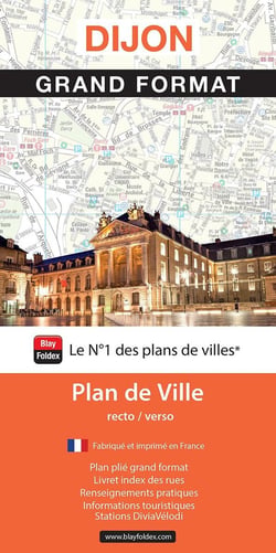 Dijon : Grand format : Plan de ville (édition 2025)