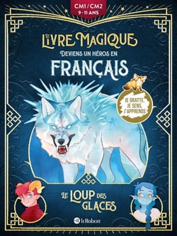 Le livre magique : Le loup des glaces : Deviens un héros en français