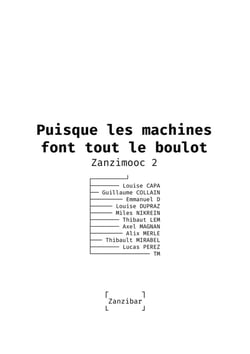 Puisque les machines font tout le boulot - zanzimooc 2
