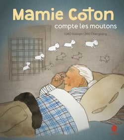 Mamie coton compte les moutons