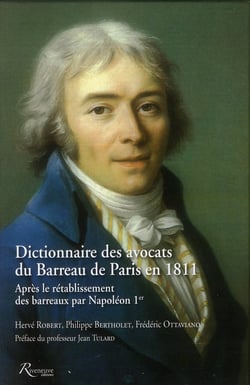 Annuaire biographique des avocats du barreau de paris