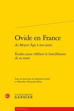 Ovide en France : études pour célébrer le bimillénaire de sa mort