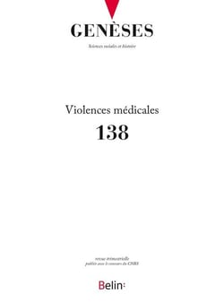 Revue Genèses n.138 : Violences médicales (édition 2025)