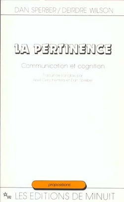 La pertinence - communication et cognition
