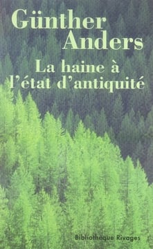 La haine à l'état d'antiquité