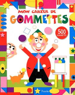 Mon cahier de gommettes - clown