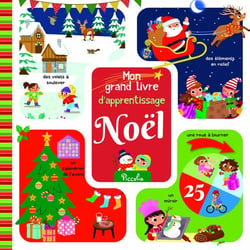 10 chansons pour les petits : Mon grand livre d'apprentissage Noël