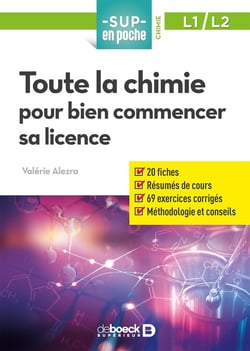 Sup en poche : toute la chimie pour bien commencer sa licence