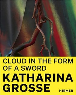 Katharina grosse cloud in the shape of a sword