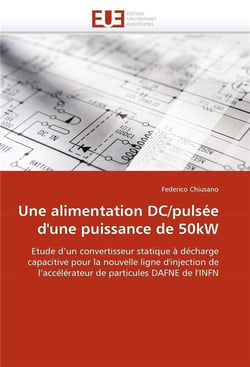 Une alimentation dc/pulsee d'une puissance de 50kw