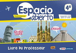 Espacio abierto - espagnol - 4e - livre du professeur
