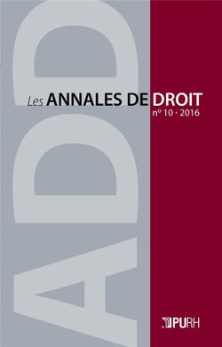 Les Les Annales de droit, n° 10/2016