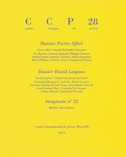 Cahier critique de poésie n.28 : Pierre Alferi / David Lespiau