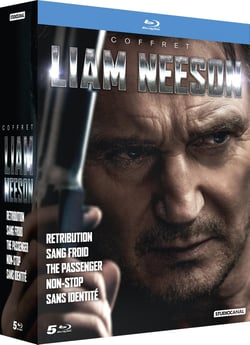 Coffret Liam Neeson : Retribution + Sang froid + The Passenger + Non-stop + Sans identité