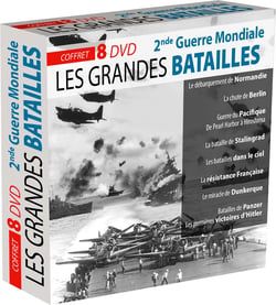 Coffret 8 DVD - 2nde Guerre Mondiale - Les Grandes Batailles