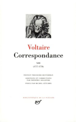 Correspondance Tome 13 - juillet 1777 - mai 1778