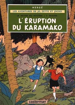 Les aventures de Jo, Zette et Jocko Tome 4 : le rayon du mystère Tome 2 - l'éruption du Karamako