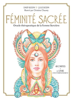Féminite sacrée - oracle thérapeutique de la femme sorcière - 48 cartes oracle et le livre d'accompagnement
