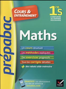 Prépabac cours & entraînement - maths - 1ère s