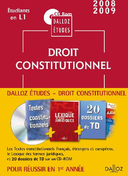 Droit constitutionnel - l1 (édition 2008/2009)