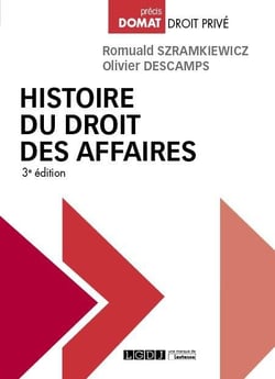 Histoire du droit des affaires (3e édition)