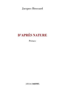 D'après nature - poèmes