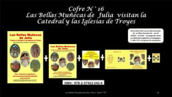 Las bellas muñecas de Julia visitan la catedral y las iglesias de Troyes
