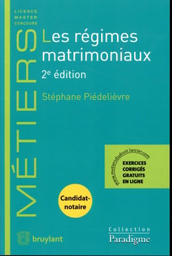 LES REGIMES MATRIMONIAUX