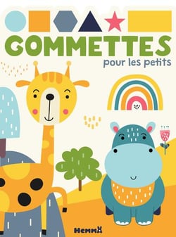 Gommettes pour les petits (Girafe-hippo)