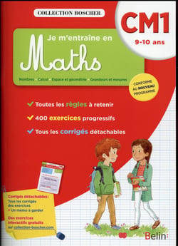 Je m'entraîne en maths - CM1 - 9/10 ans (édition 2016)