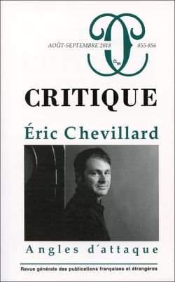 Revue Critique n.855-856 : Eric Chevillard : angles d'attaque