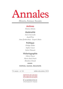 Revue Annales n.3 : histoire, sciences sociales - archives