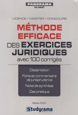 Méthode efficace des exercices juridiques