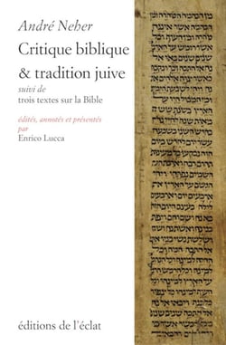 Critique biblique et tradition juive