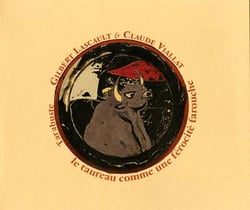 Le taureau comme une ferocite farouche - claude viallat / gilbert lascault