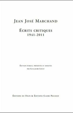 Écrits critiques 1941-2011