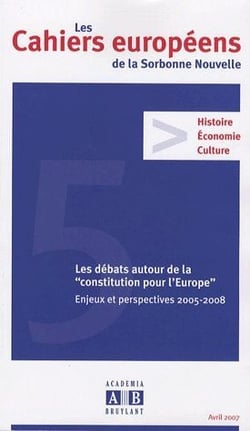 Les cahiers européens de la Sorbonne Nouvelle n.5