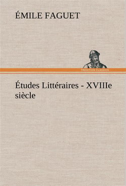 Etudes litteraires - xviiie siecle.