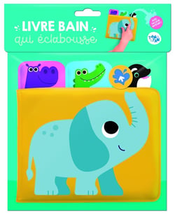 Livre bain qui éclabousse : Eléphant
