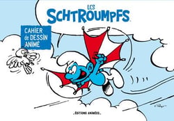 Les Schtroumpfs Cahier de Dessin Animé