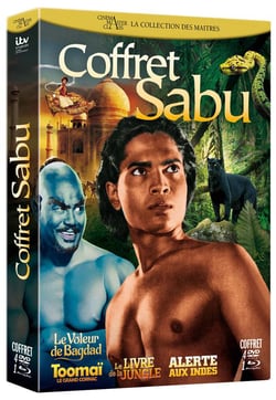 Coffret Sabu : Le voleur de Bagdad + Toomaï, le grand Cornac + Le livre de la jungle + Alerte aux Indes