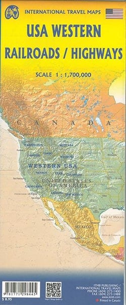 USA western railroads / highways