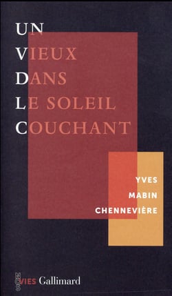 Un vieux dans le soleil couchant